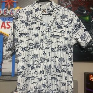 Reyn Spooner NY Yankees Hawaiian Shirt Aloha shirt size Large